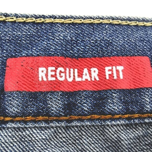 Izod Men's 34 x 34 Cotton Regular Blue Jeans - Picture 7 of 15